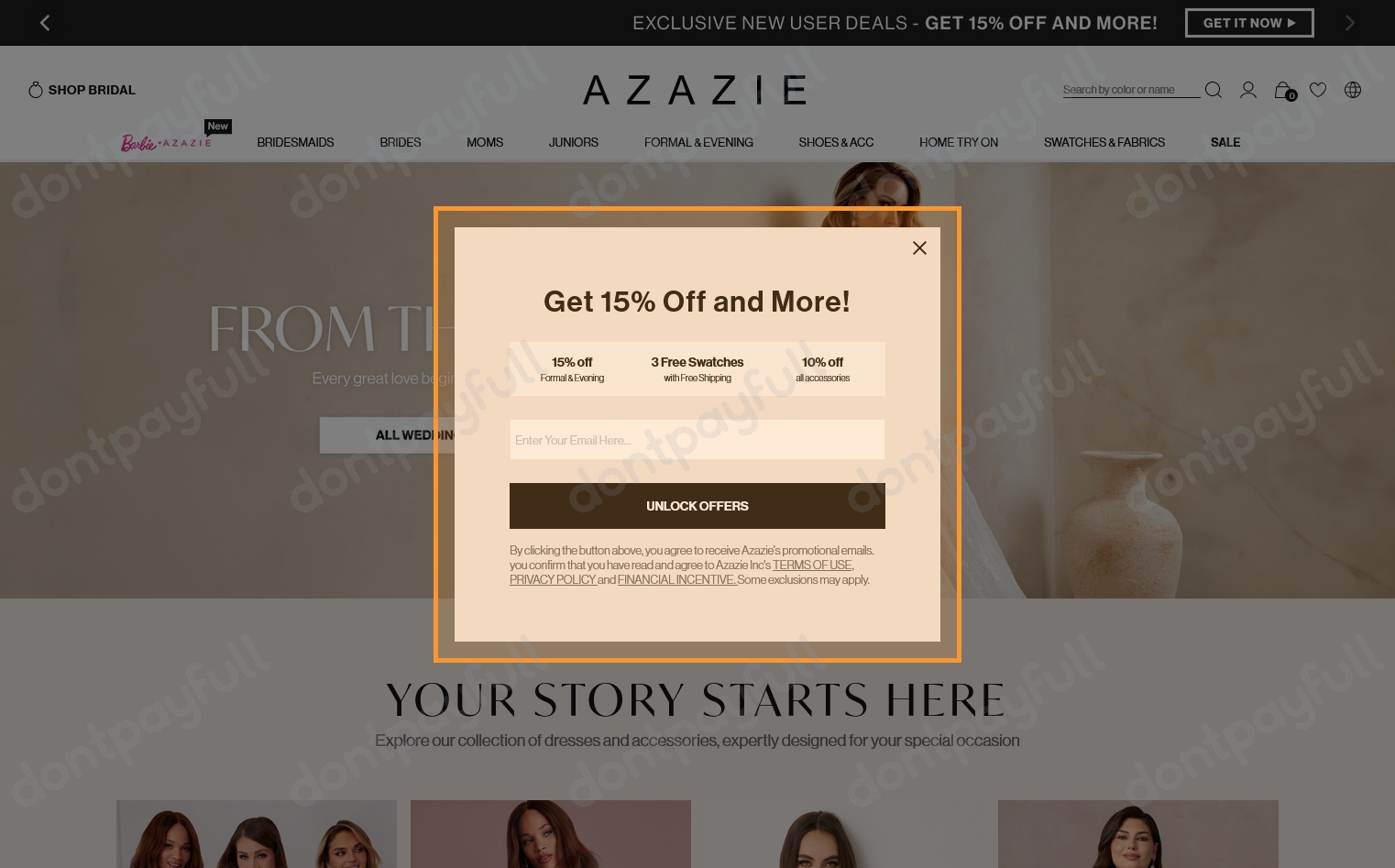 Azazie Coupon Codes 15 Off Discount Codes Nov. 2024