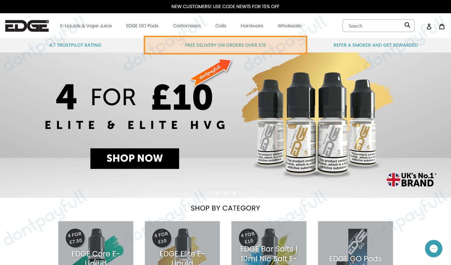 53 Off EDGE Vaping DISCOUNT CODES ⇨ August 2024