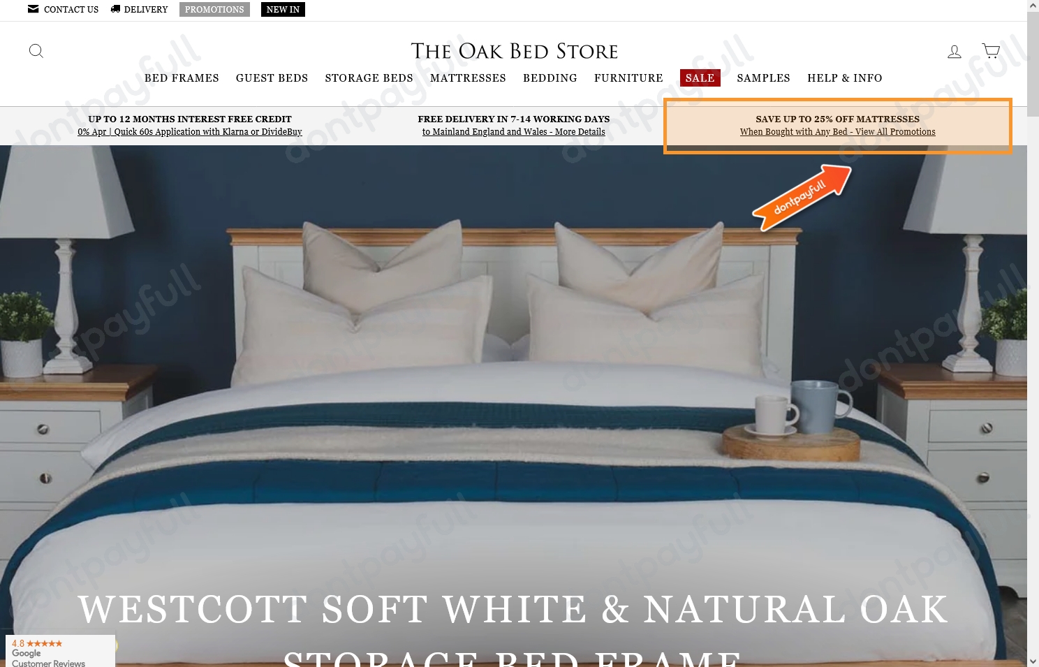 55 Off The Oak Bed Store DISCOUNT CODE ⇨ July 2024