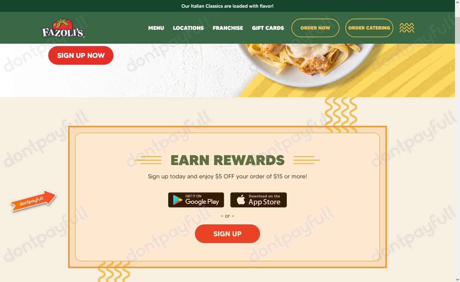 $6 Off Fazoli's Coupon Codes, Coupons - August 2024