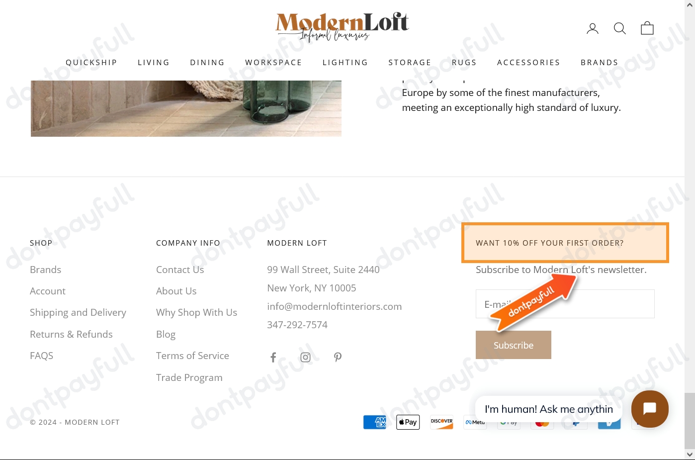 45 Off Modern Loft Coupons (12 Active) September 2024