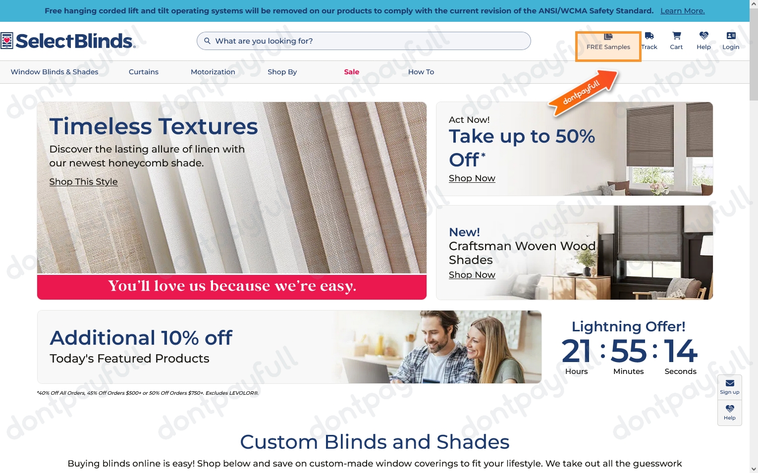 50 Off Select Blinds Coupons, Promo Codes Sep 2024