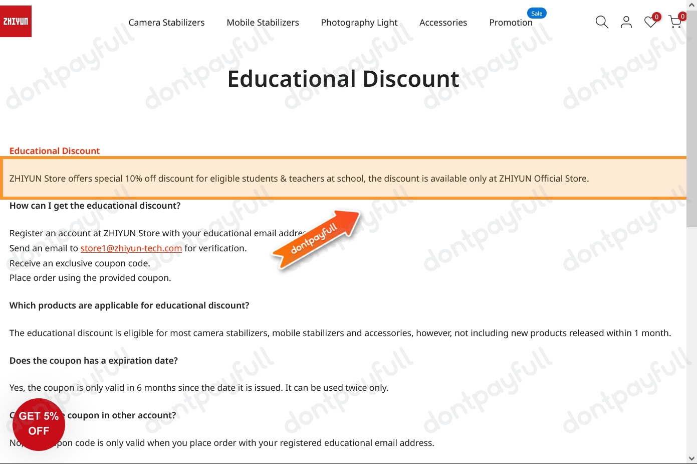50 Off ZHIYUN Tech DISCOUNT CODES ⇨ October 2024