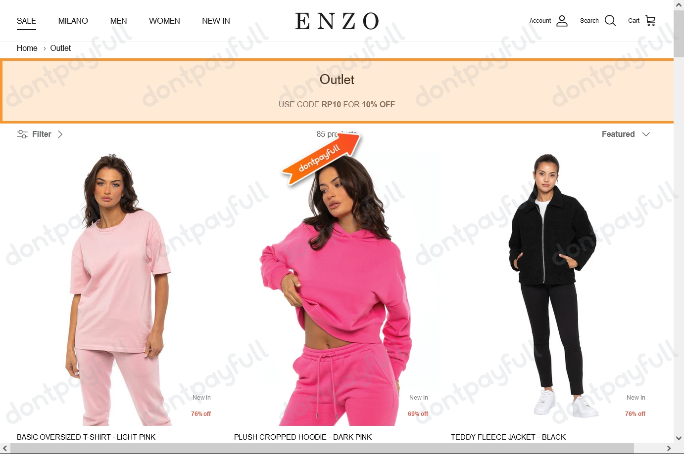 80 Off ENZO Jeans DISCOUNT CODES September 2024