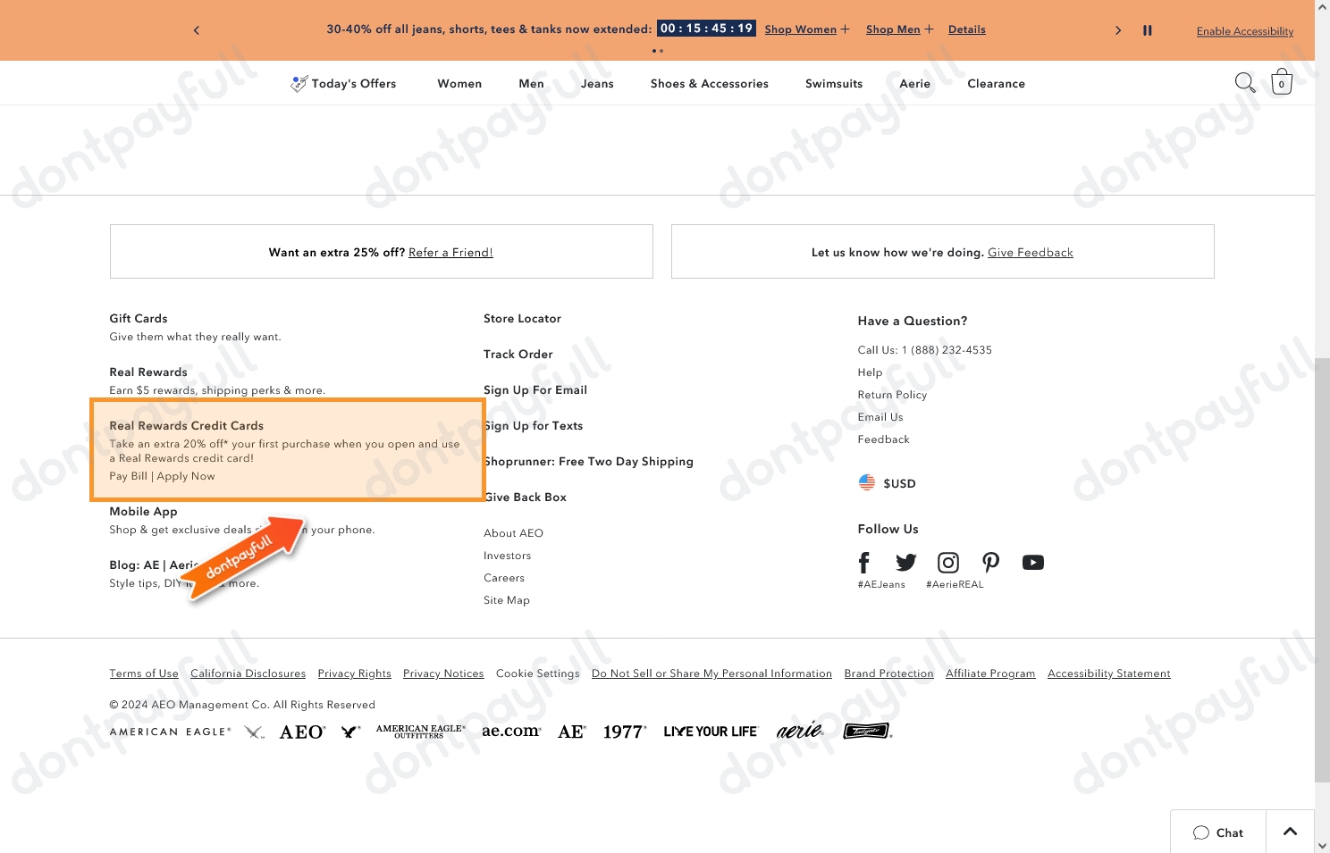 85% Off American Eagle PROMO CODES - September 2024