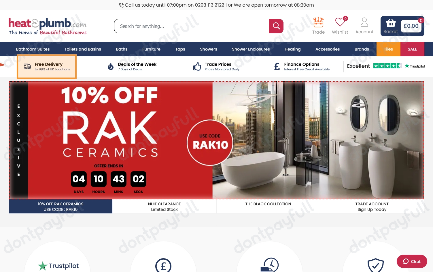 75 Off Heat and Plumb Discount Codes, September 2024