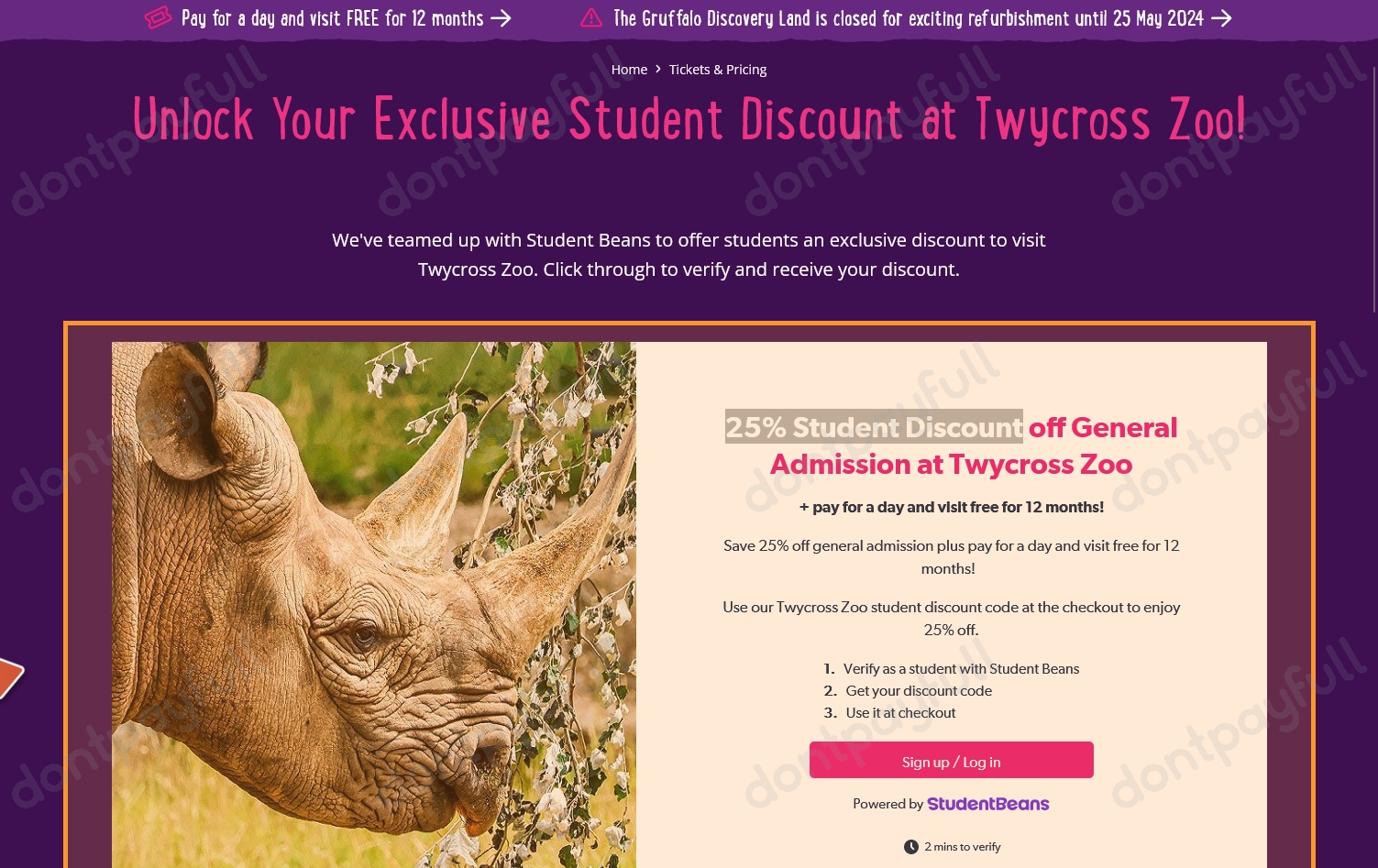 50 Off Twycross Zoo Discount Code (12 Active) July 2024
