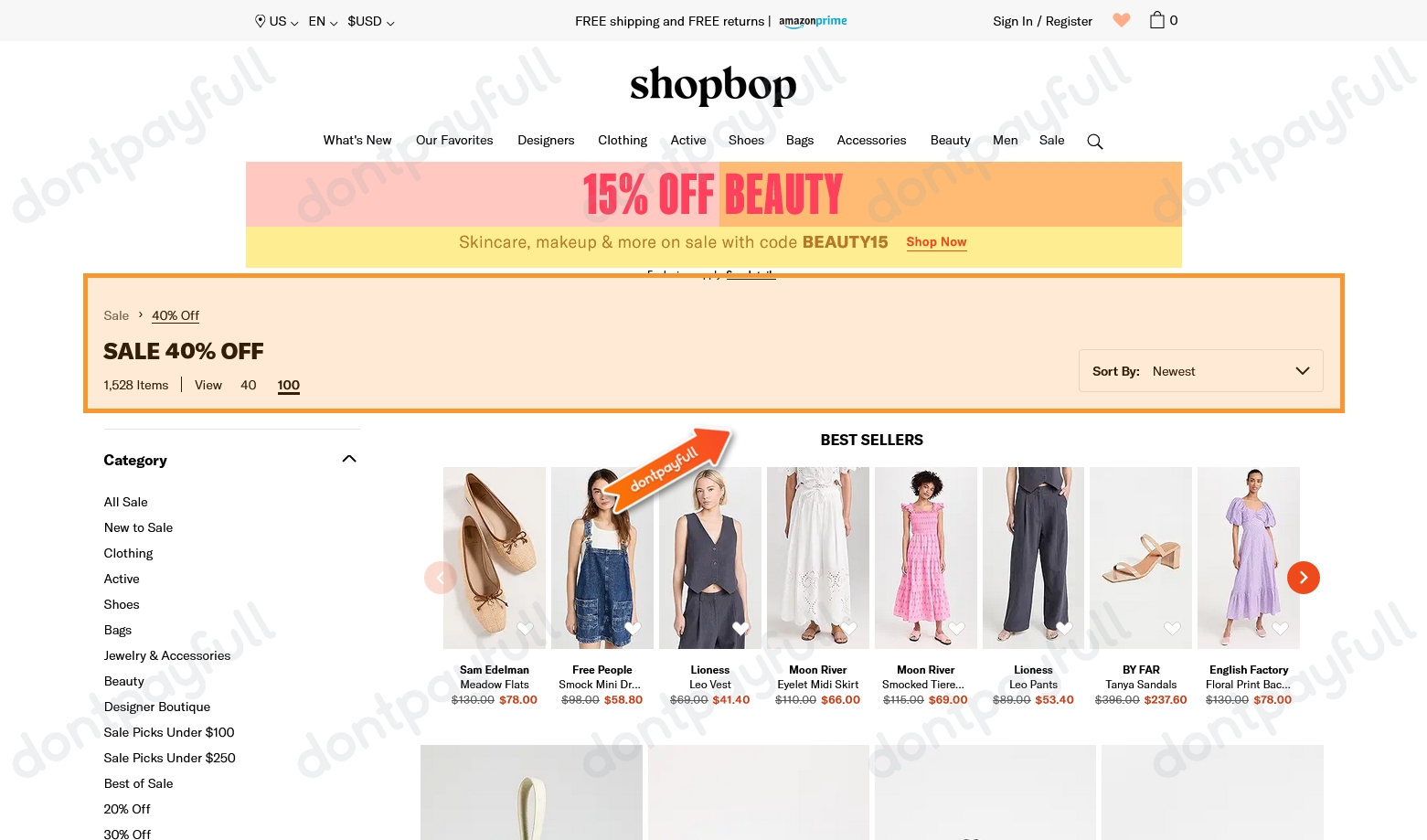 75 Off Shopbop PROMO CODES (50 Active) October 2024