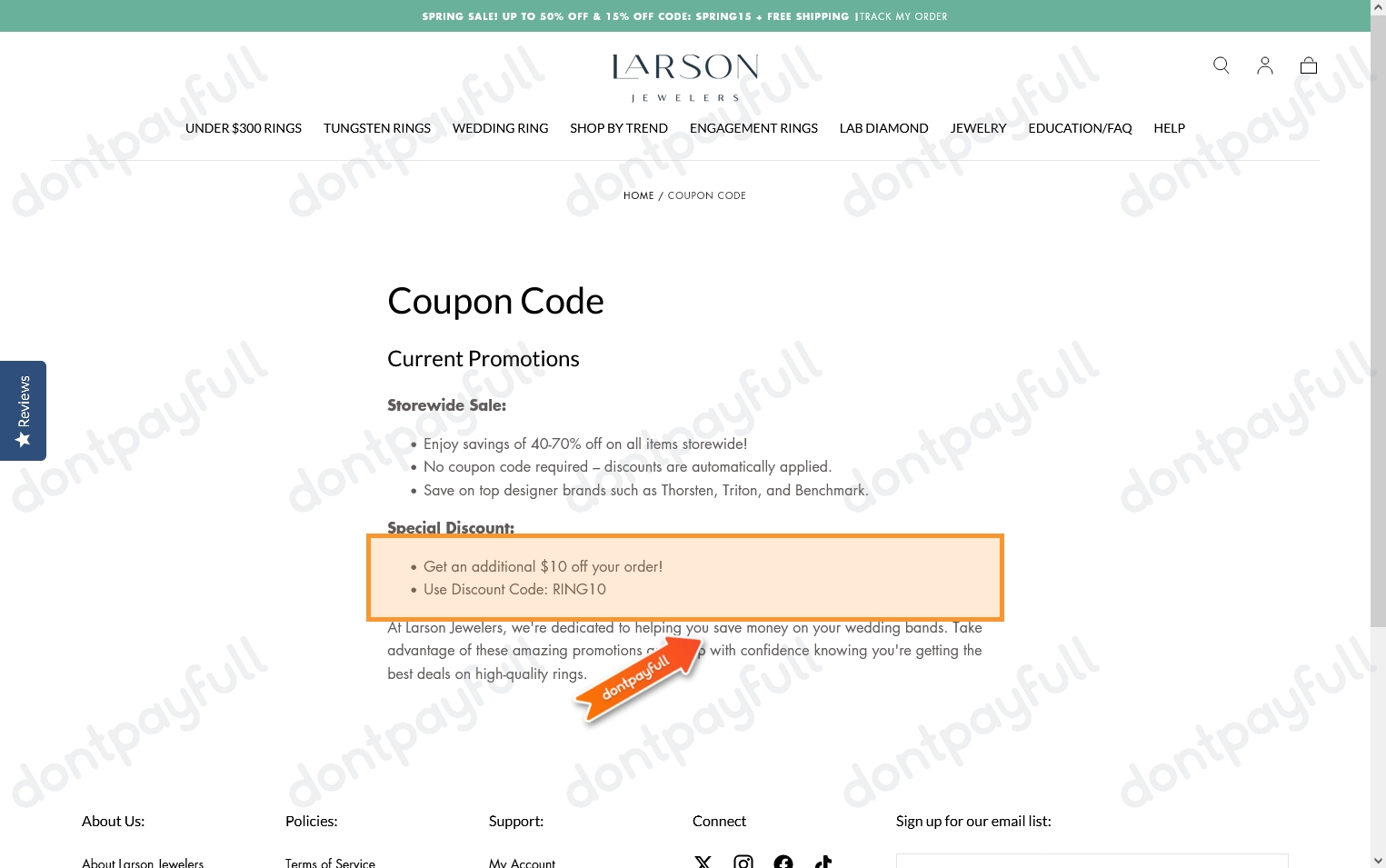 91 Off Larson Jewelers Discount Codes, September 2024