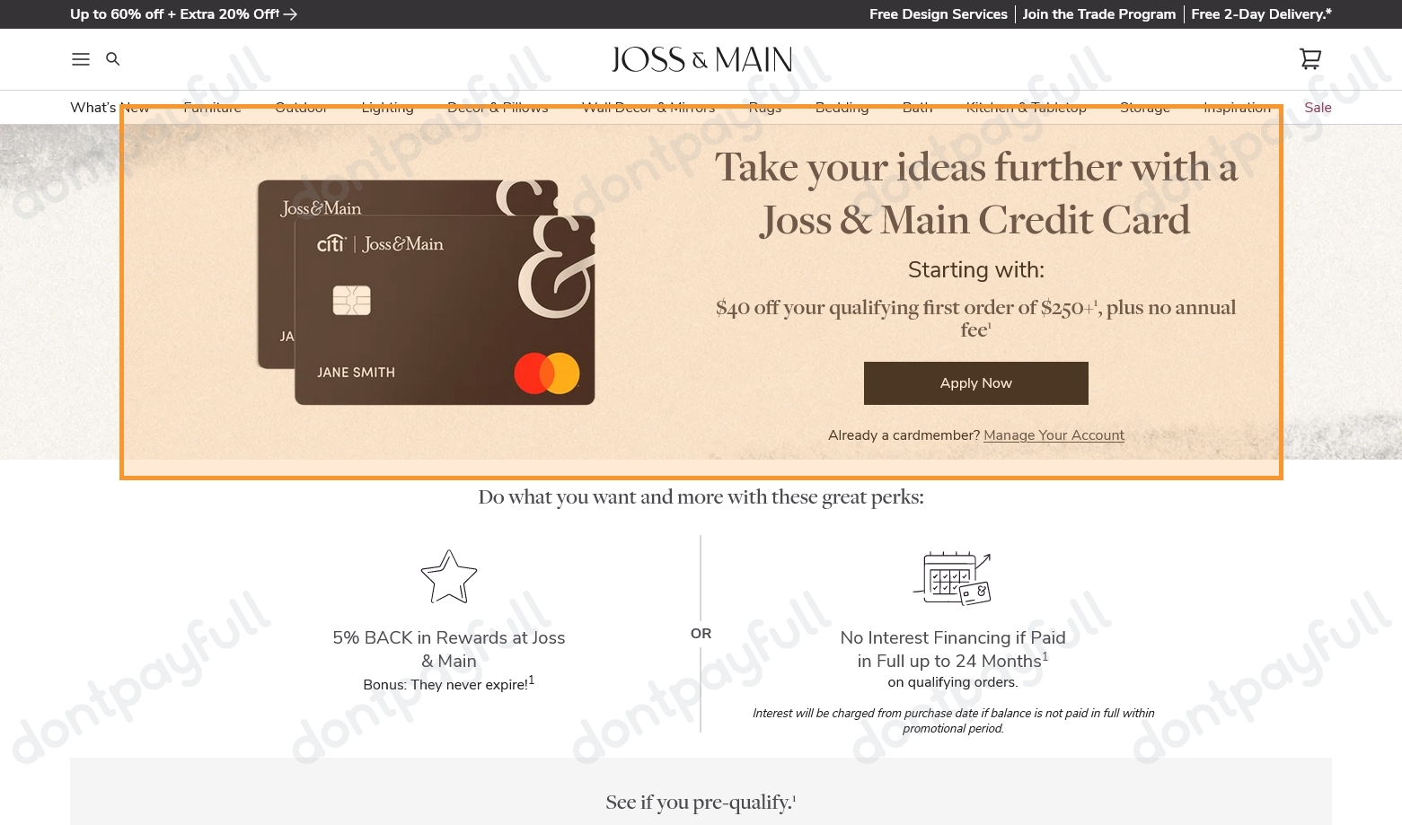 68 Off Joss & Main PROMO CODES, September 2024