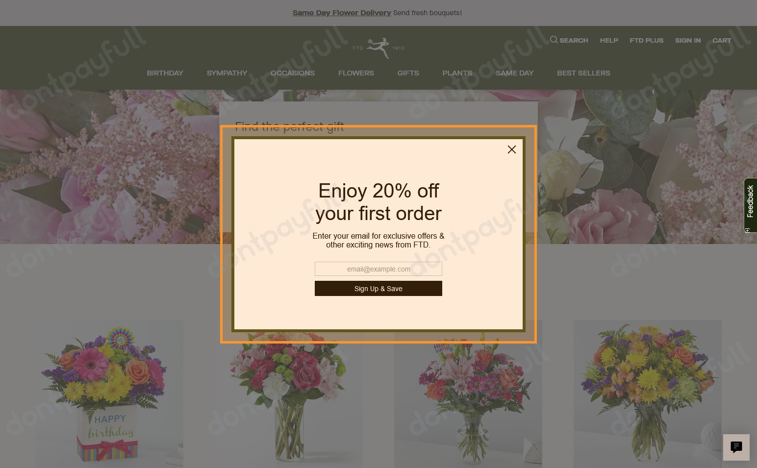 FTD Flowers Coupons Get 40 OFF in October 2024