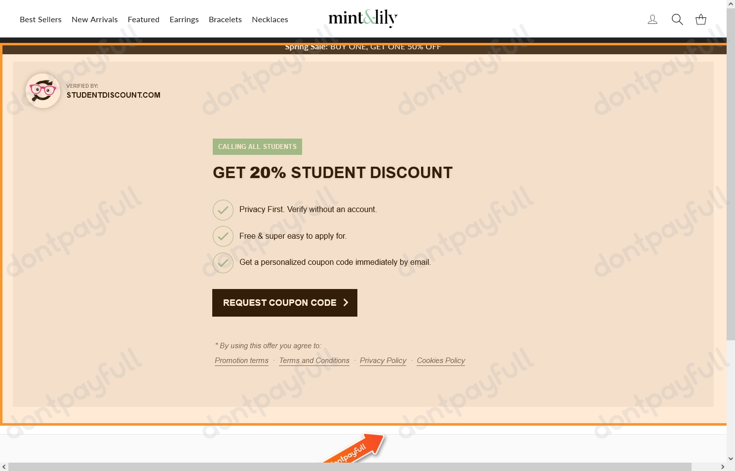 70 Off Mint & Lily COUPON CODES, September 2024