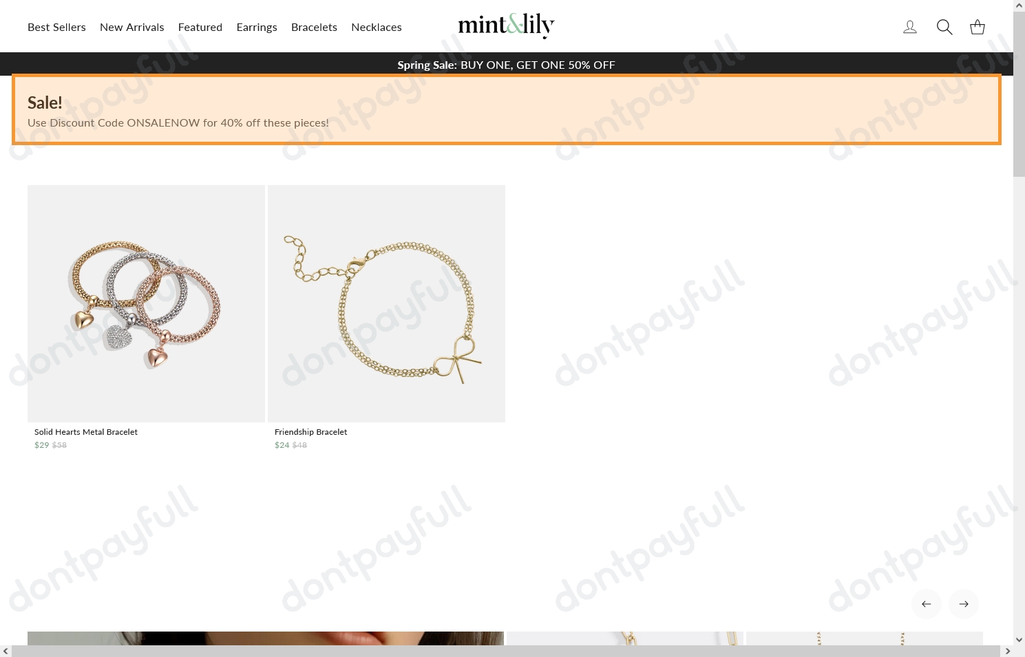 70 Off Mint & Lily COUPON CODES, September 2024