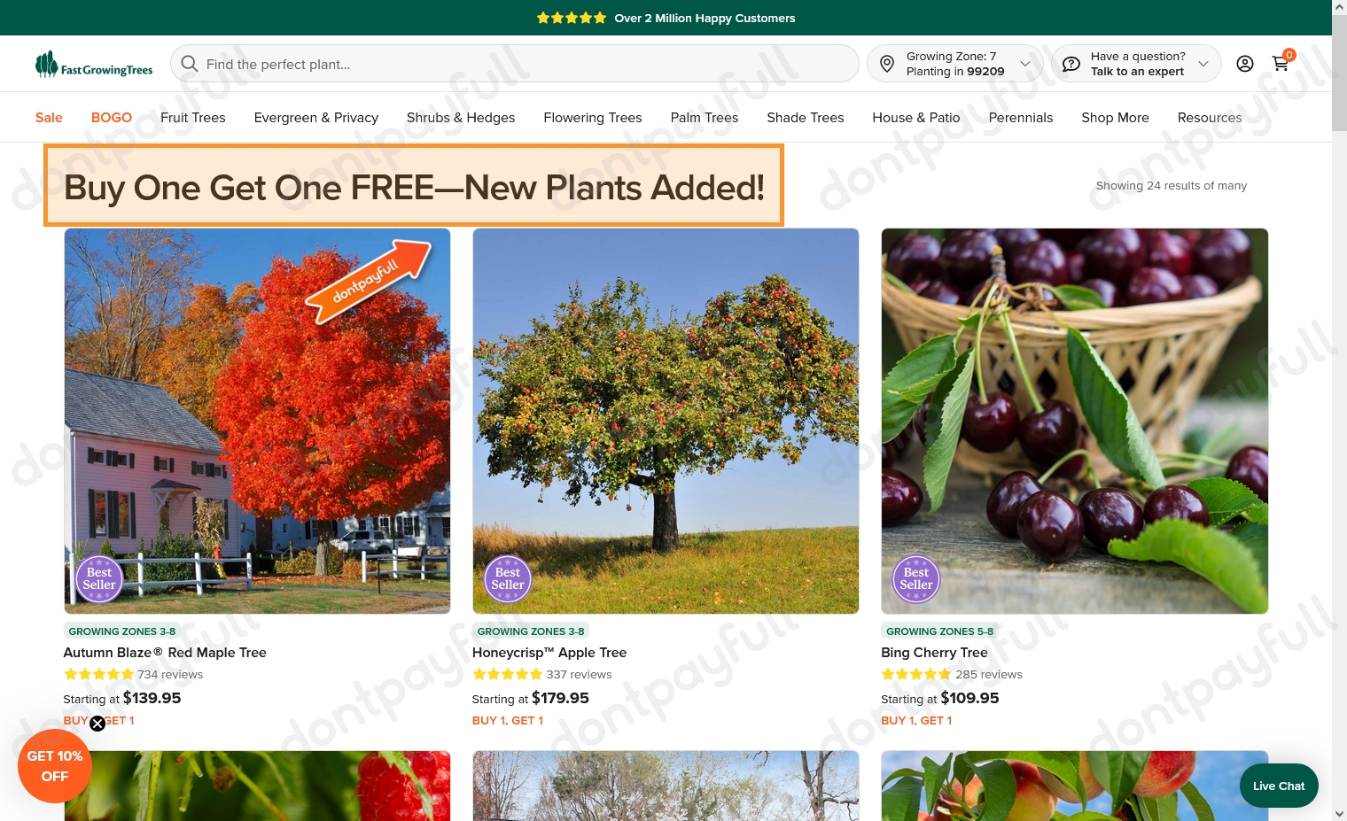 70 Off Fast Growing Trees COUPON ⇨ August 2024