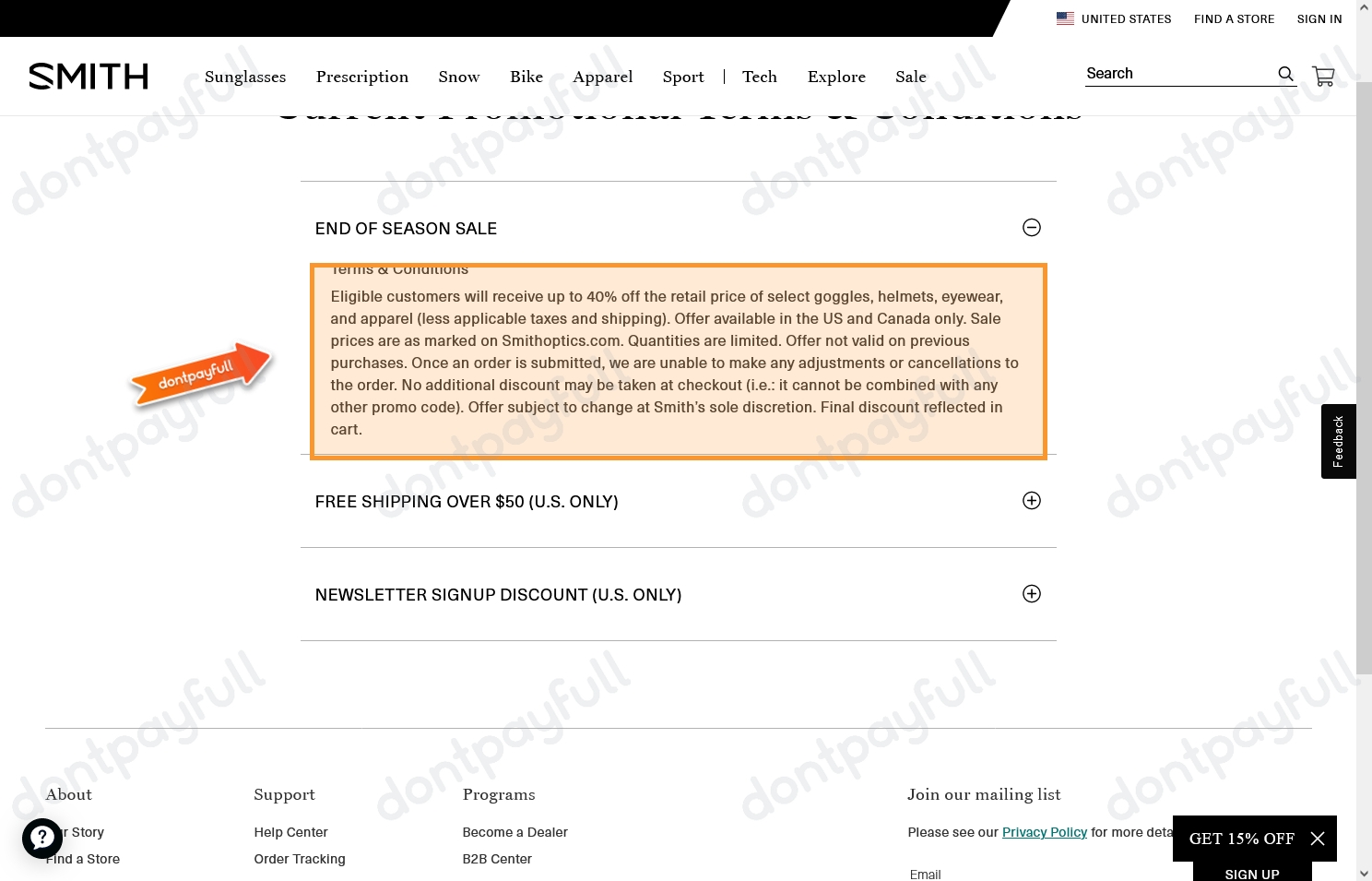 40 Off Smith Optics PROMO CODES ⇨ September 2024