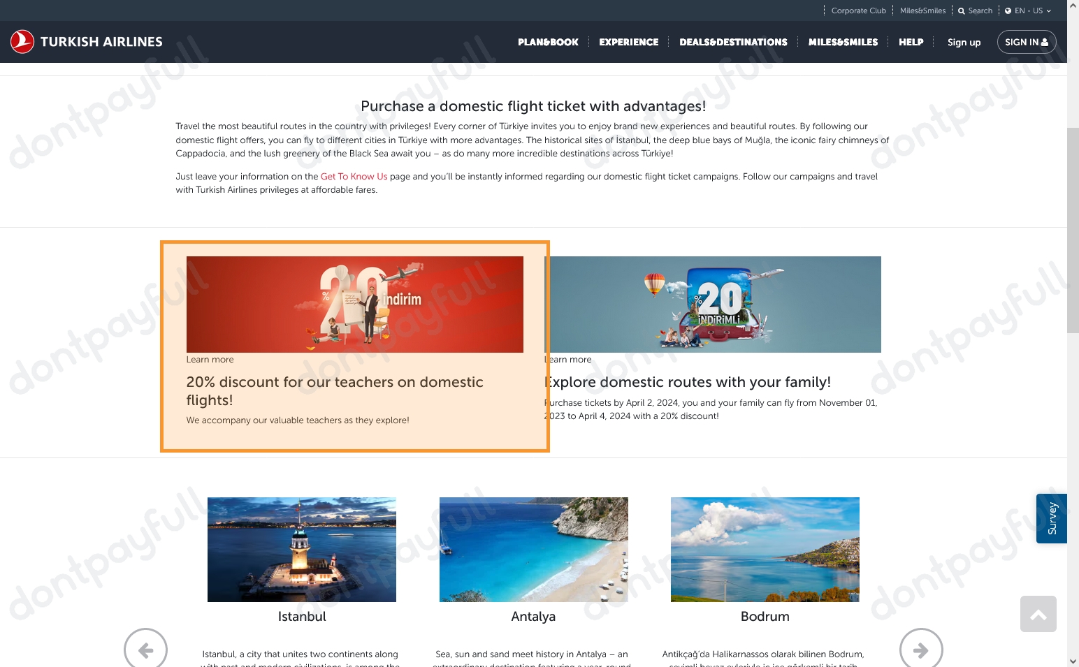 Turkish Airlines Promo Codes - 25% Off Coupons Nov. 2024