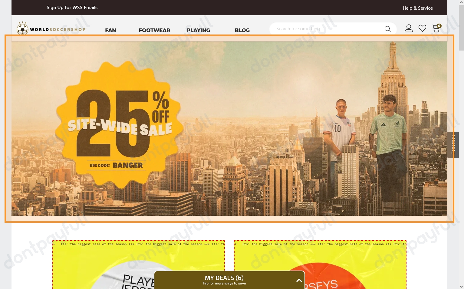 World Soccer Shop Promo Codes 25 OFF Sept. 2024