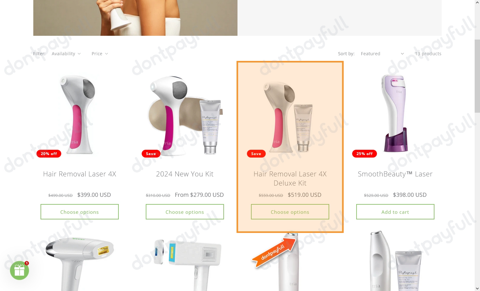 50 Off Tria Beauty Coupon Code, Promo Codes July 2024