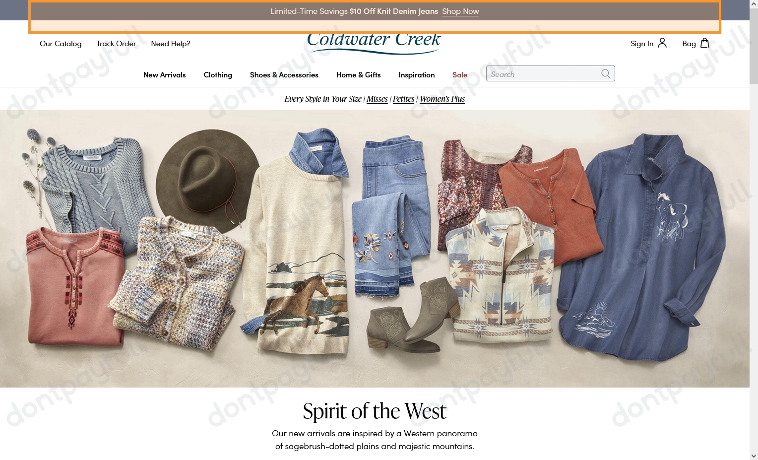 Coldwater Creek Promo Codes 87 OFF November 2024