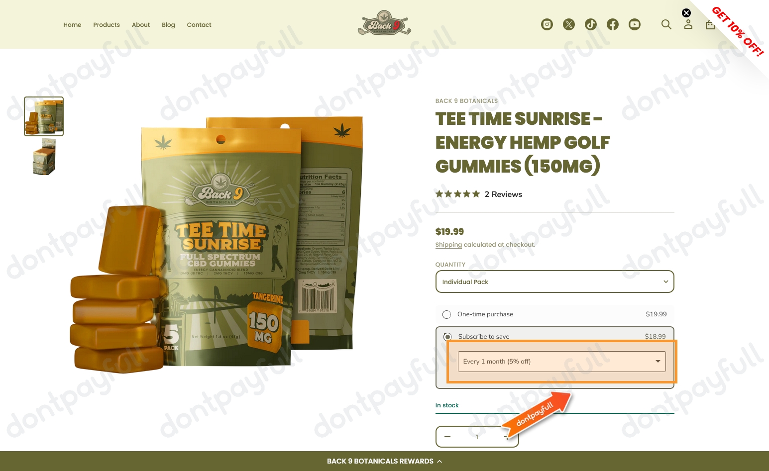 10 Off Back 9 Botanicals COUPONS ⇨ September 2024