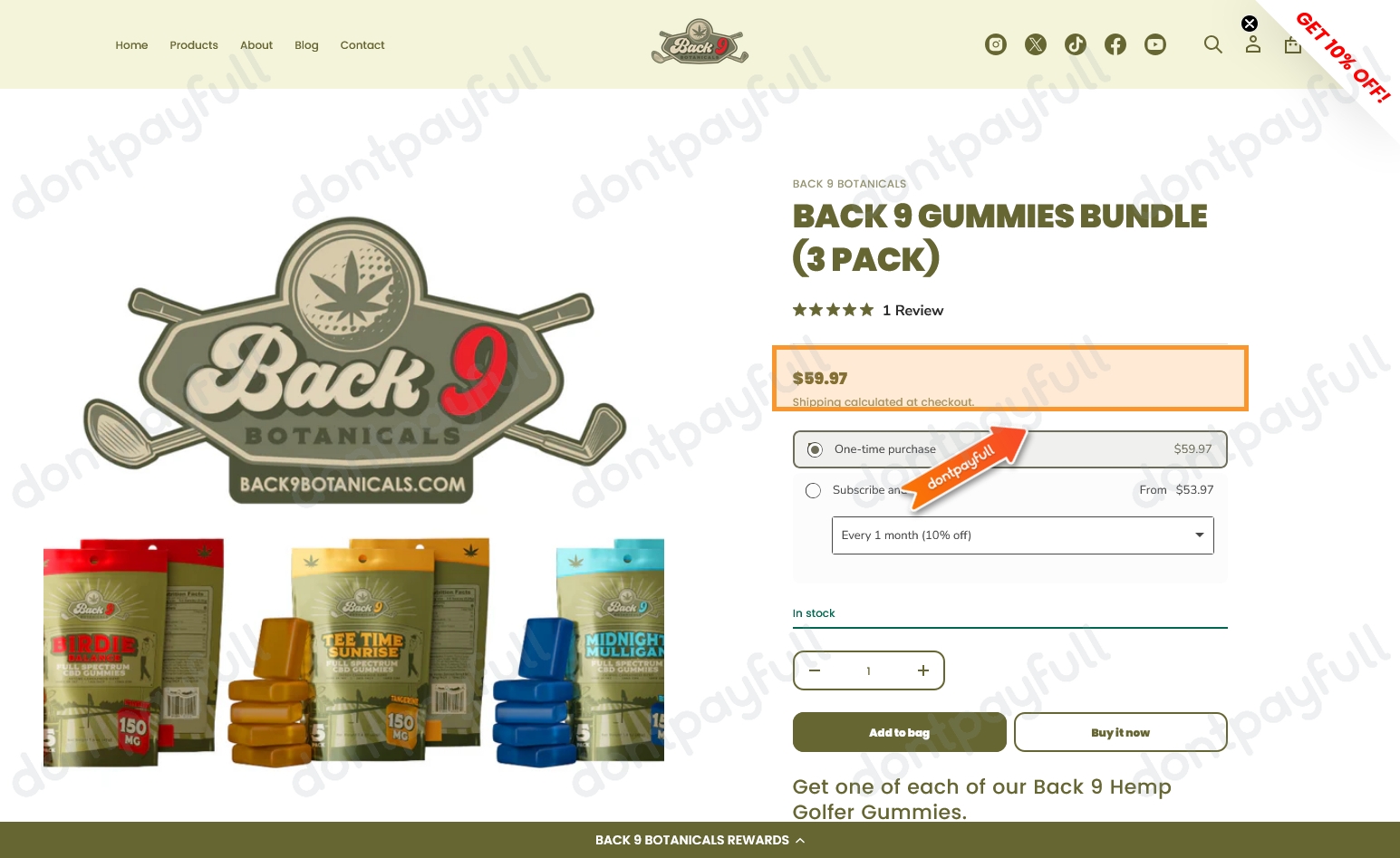 10 Off Back 9 Botanicals COUPONS ⇨ September 2024