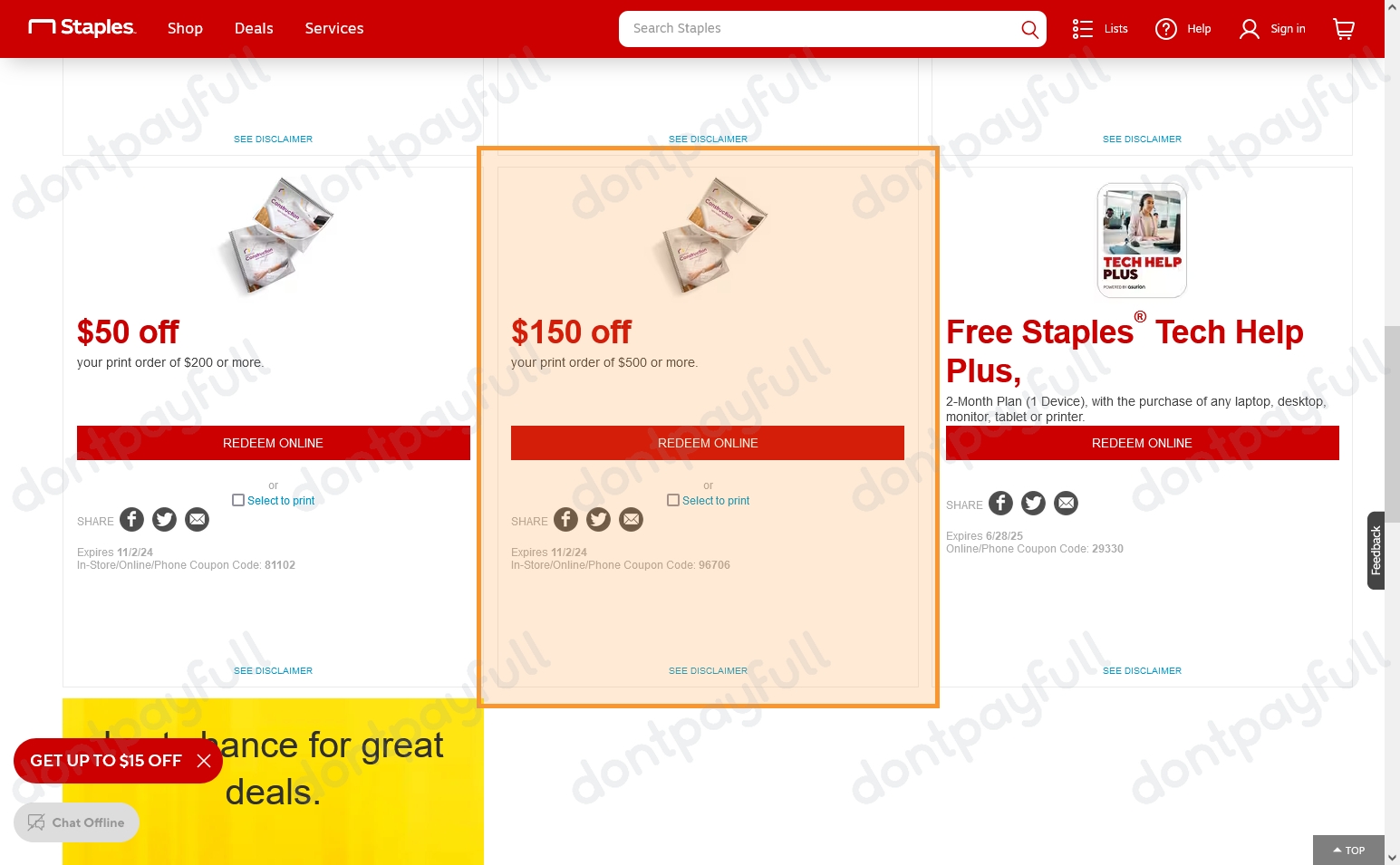 80% Off Staples Coupon Codes (50 Active) - November 2024
