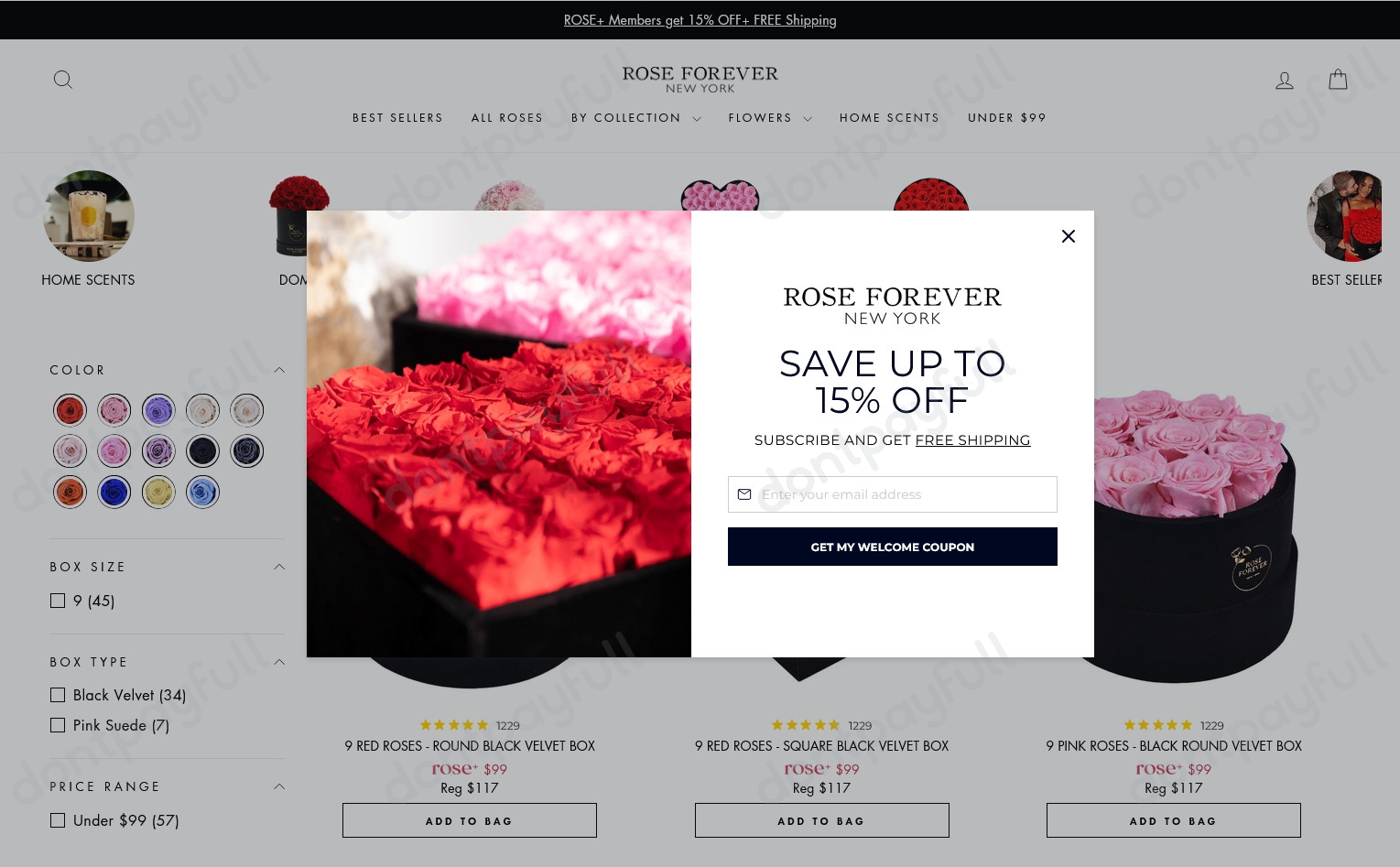Rose Forever Coupons October 2024 Coupon & Promo Codes