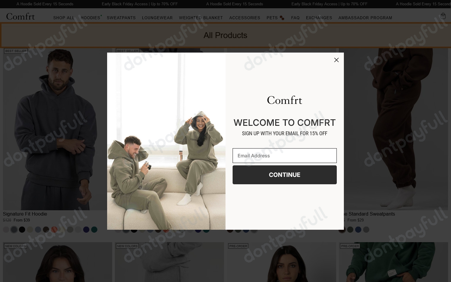 40% Off Comfrt Coupon Code, Discount Codes - March 2025