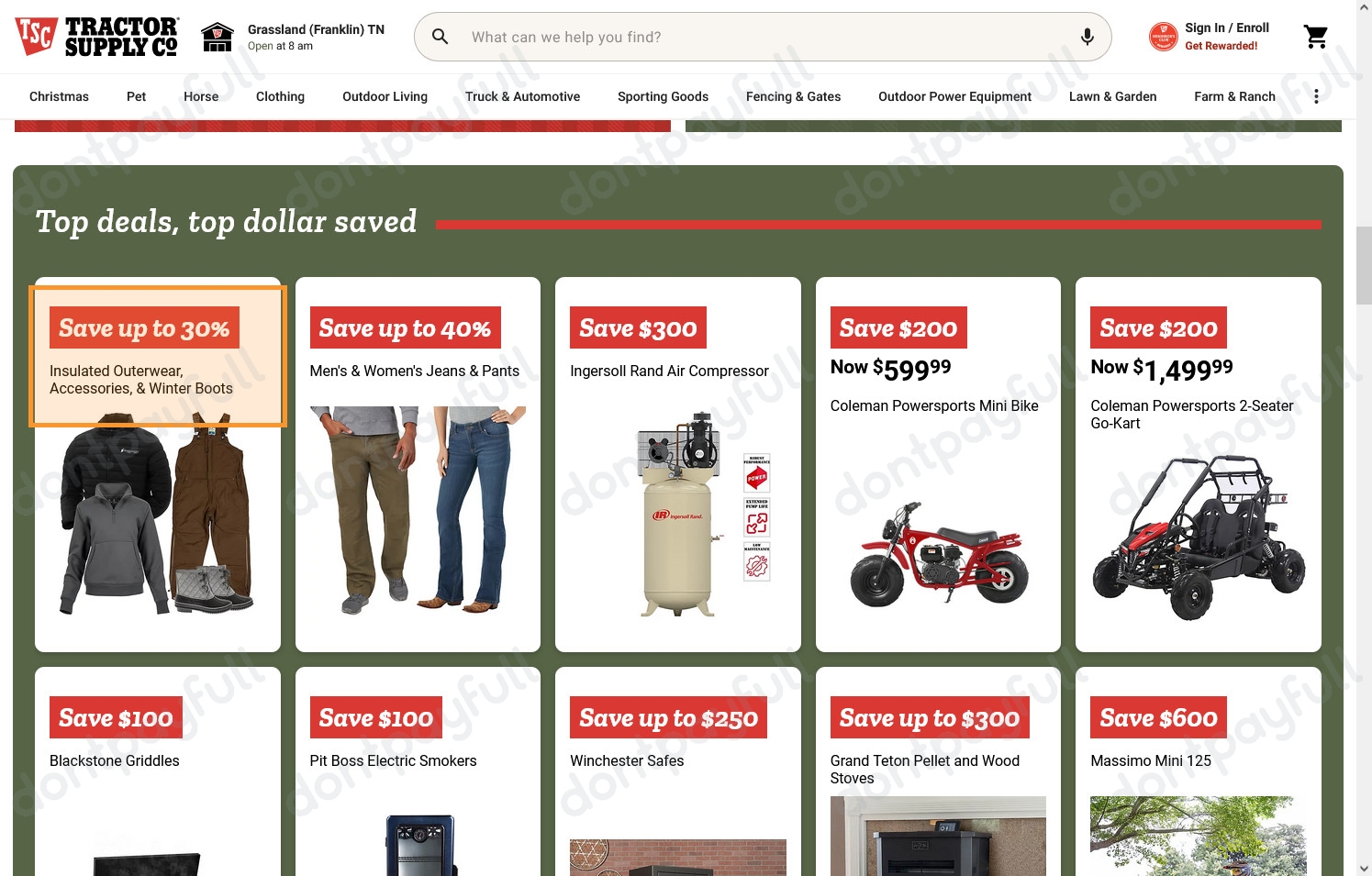 Tractor Supply Coupons 10 Off Promo Codes March 2025