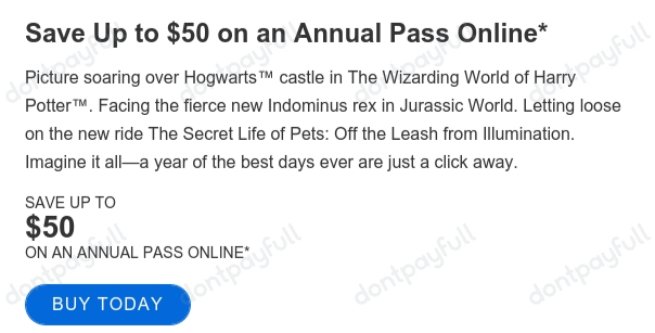 30% Off Universal Studios Hollywood Coupons, Discount Codes