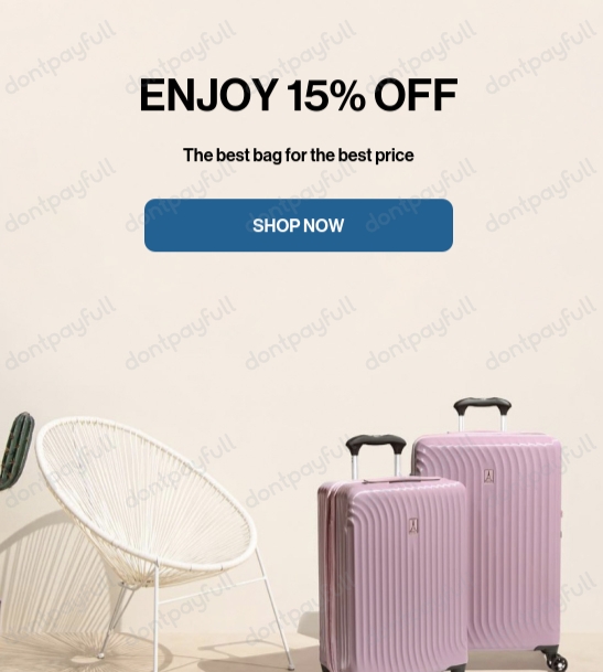 Travelpro Coupons (50% Discount) - Oct 2022