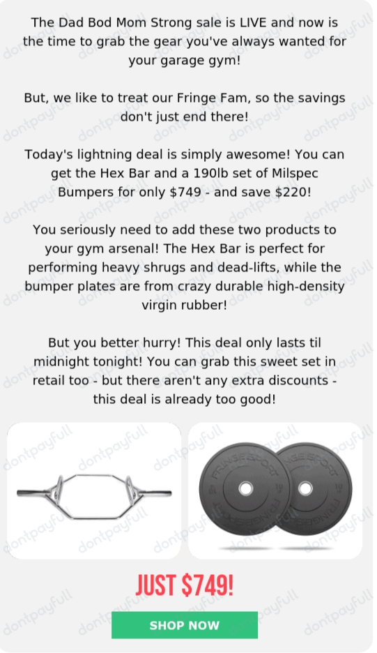 Fringe Sport Discount Codes (50% Discount) - Oct 2022