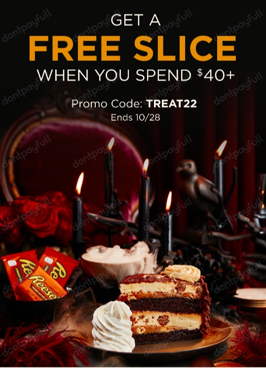 The Cheesecake Factory Coupons (20% Discount) - Oct 2022