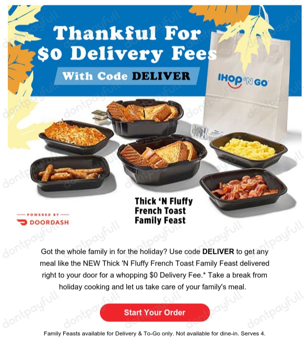 20% Off IHOP Coupons & Promo Codes - November 2022