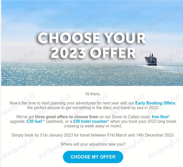 32 Off P&O Ferries Coupon, Promo Code Jan 2023