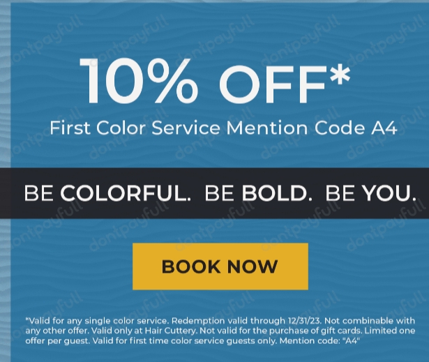 50% Off Hair Cuttery Coupon, Coupon Codes - March 2023
