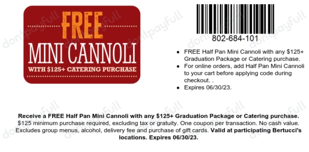 $10 Off Bertucci's COUPON ⇨ (9 ACTIVE) June 2023