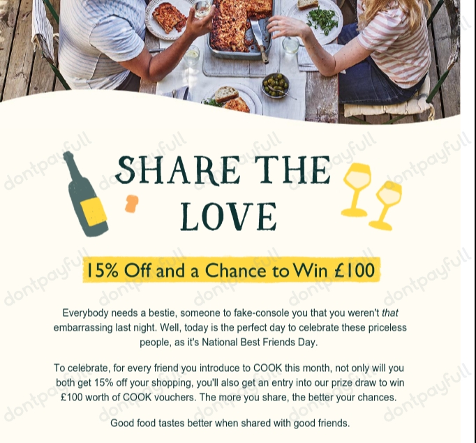 15 Off COOK Voucher, Discount Codes June 2023