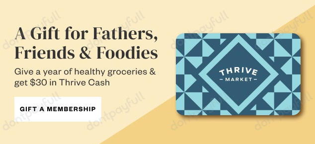 40% Off Thrive Market Promo Code, Coupons - Nov 2023