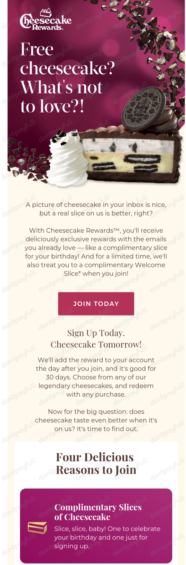 20 Off The Cheesecake Factory Coupon, Promo Codes 2023