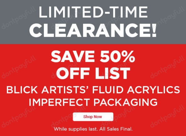 70% Off Blick Promo Code, Coupons - July 2023