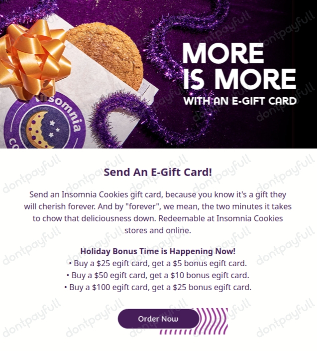 50 Off Insomnia Cookies Promo Code, Coupons Dec 2023