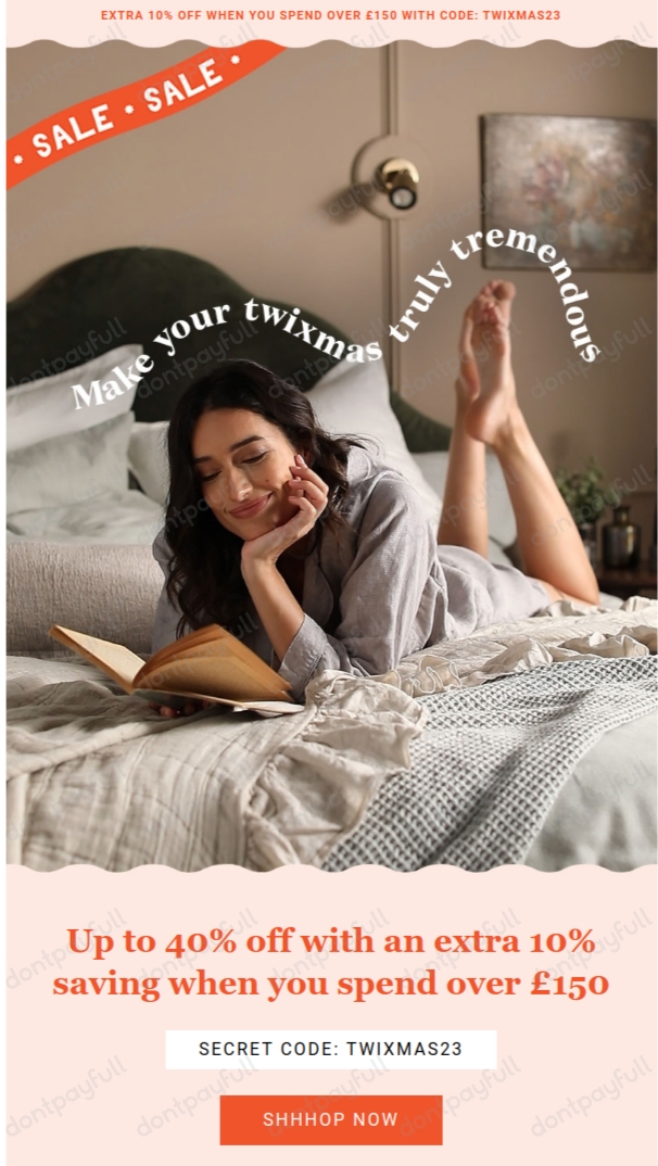 50 Off Secret Linen Store Discount Codes, October 2024