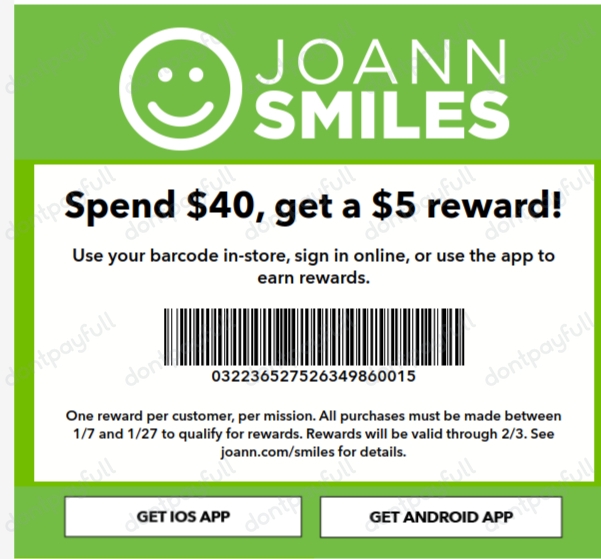 80 Off JOANN Fabric Coupon Code, Coupons Jan 2024