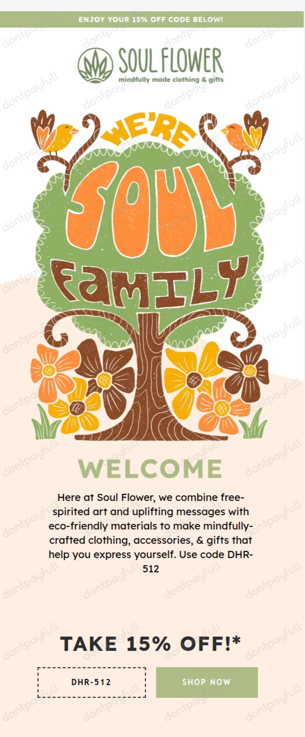 90 Off Soul Flower COUPON CODES ⇨ September 2024