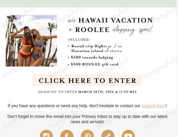 77 Off Roolee Discount Code Coupon Codes March 2024