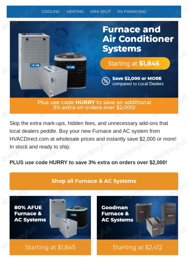 55% Off HVAC Direct Coupon Code - (35 Active) March 2024