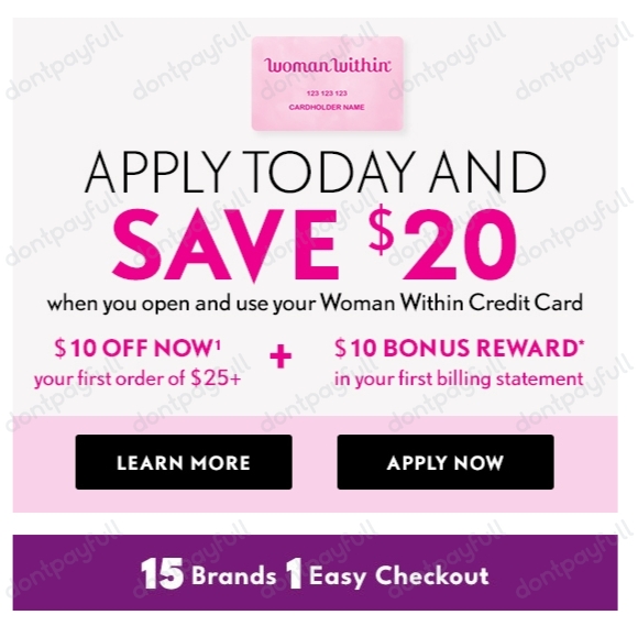 Woman Within promo codes - 20% OFF in March 2024