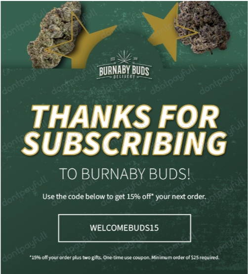 15 Off Burnaby Buds COUPONS (16 ACTIVE) August 2024