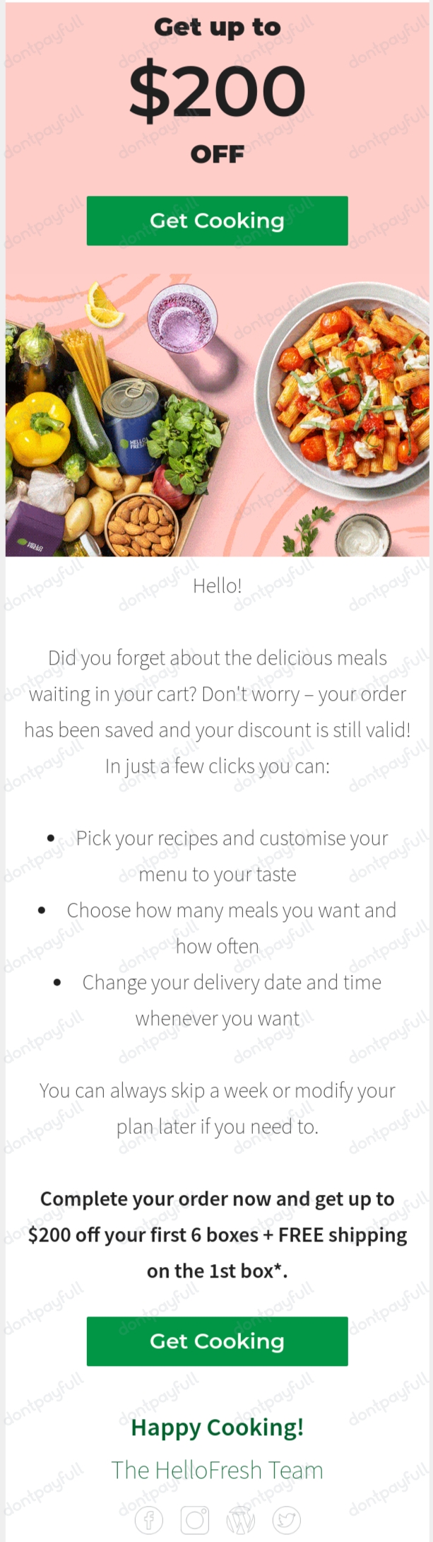 40 Off HelloFresh Discount Codes (9 Active) August 2024